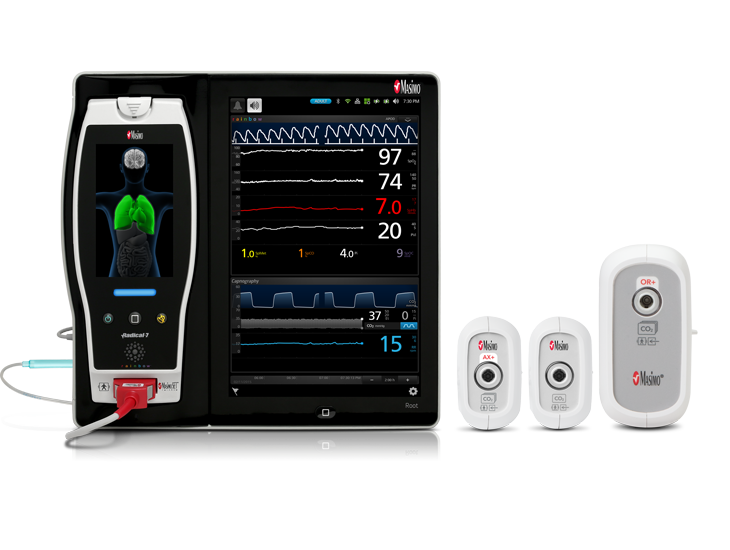 Masimo – Capnographie Root Digital 5-up